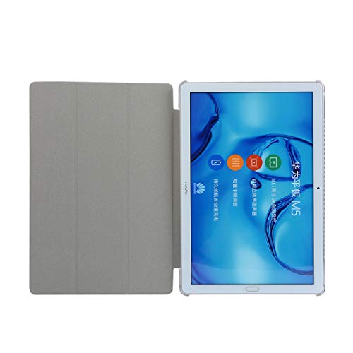 Étui pour Huawei M5 Lite 10.1 coque intégrale en cuir texture soie