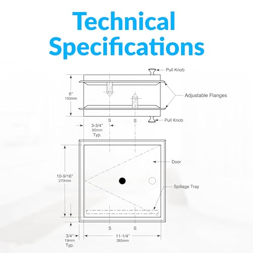 Bobrick Recessed Specimen Pass-Thru Cabinet (Model B-505)