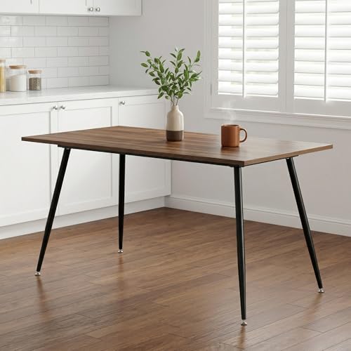 IDS Home 51" Wooden Dining Table for 4-6, Modern Rectangular