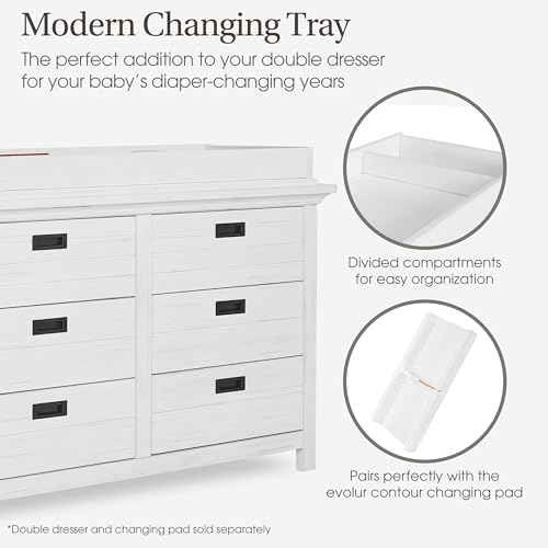 Plateau à langer Evolur blanc transformez votre commode en nurserie - 5