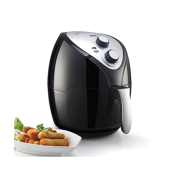 GLEN 1300 Watt Rapid Electric Air Fryer 2.8 Ltr, Black (Sa3041), 2 Years Warranty, 2.80 liter