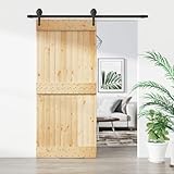 Photo Gallery qohoio porta scorrevole con set hardware 90x210 cm legno massello pino,cancelli scorrevoli,porta scorrevole,perfetta per risparmiare spazio-3203202 Photo Gallery qohoio porta scorrevole con set hardware 90x210 cm legno massello pino,cancelli scorrevoli,porta scorrevole,perfetta per risparmiare spazio-3203202