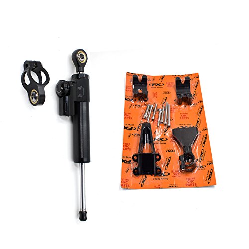 Estabilizadores y amortiguación de dirección el kit de montaje Juego para amortiguación de dirección CBR600F4I 2001-2007 negro