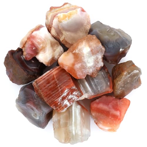 1.1lb Bulk Raw Carnelian Rough...