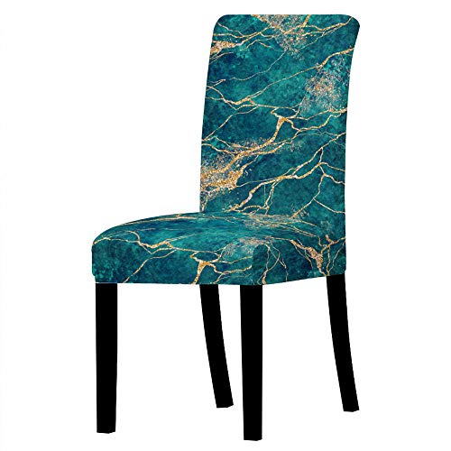 ZQMHCY Stuhlhussen Türkis Gold Stuhlhusse Stretch Weiche Elasthan Stuhlhussen Schwingstuhl Abnehmbare Waschbar Stuhlbezug Langlebig Universal Sehr Pflegeleicht Hussen für Stühle 2 Stück ZQMHCY Stuhlhussen Türkis Gold Stuhlhusse Stretch Weiche Elasthan Stuhlhussen Schwingstuhl Abnehmbare Waschbar Stuhlbezug Langlebig Universal Sehr Pflegeleicht Hussen für Stühle 2 Stück