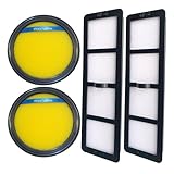 Replacement EF 6 & DCF 25 Filters for Eureka Airspeed SuctionSeal AS1104A AS1092A Series Endeavor 5400 Nimble EL8600 Series