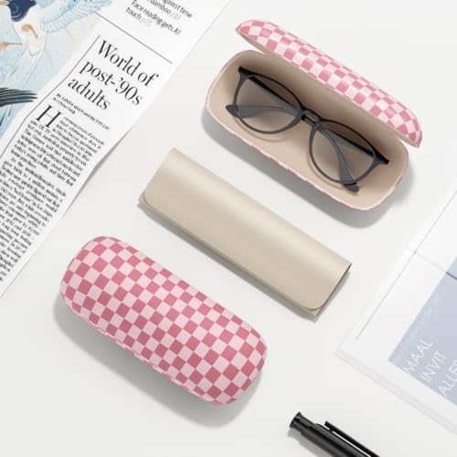 Image of Eyeglasses Case, Hard Shell Protective Case for Glasses, Unisex for Women Men