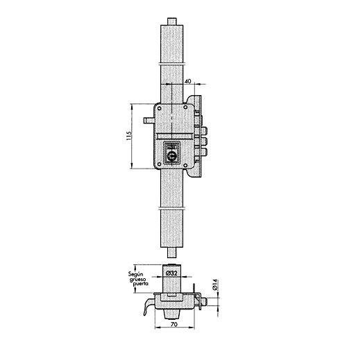 Cerradura Azbe Seguridad Marca Yale
