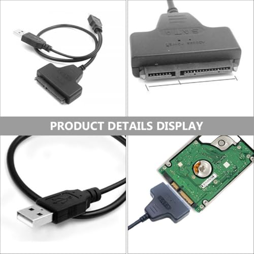 BESPORTBLE cable de datos USB para disco duro 2.5" miniatura 5