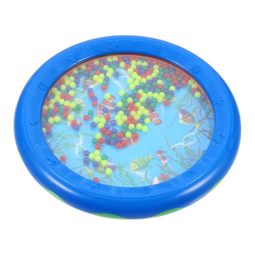 Abaodam Tambour Océan Percussion Musical Éducatif Bleu pour Garçon Fille Instrument à Vagues Facile à Jouer de Développement Du Rythme Coordination Main-œil