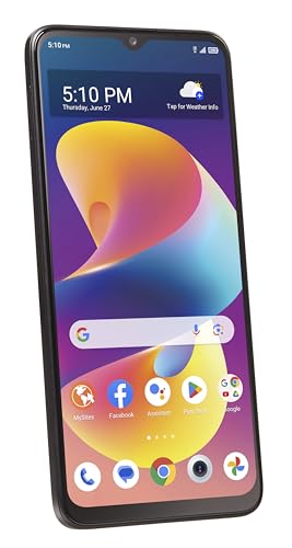 Image of Tracfone TCL 50 LE, 64GB, Gray (Locked to | Prepaid Smartphone, 6.56-inch HD+ NXTVISION Display, AI Powered Camera