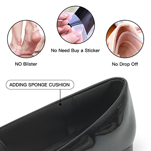 Image of MUSSHOE Black Flats for Women Pointed Toe-Comfortable Business Casual Work Shoes, Dressy Suede Slip On with Memory Foam for Office, Teacher & Standing All Day