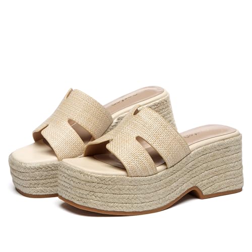 Platform Sandals Women with Chunky Sandals for Wedge Design Open Toe Beach Sandals