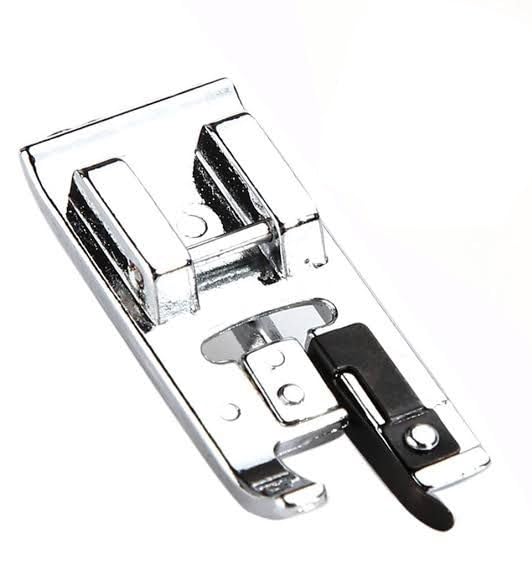 Image of ZENITH Overcasting Foot Pressure Foot Snap on Type for Automatic Electric Low Shank Sewing Machines Suitable for Usha Janome Brother Singer etc Steel Finish (Overcasting Foot)