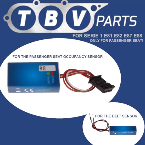 Sensor ocupación asiento pasajero Serie 1 E81 E87 soluciona testigo avería 5