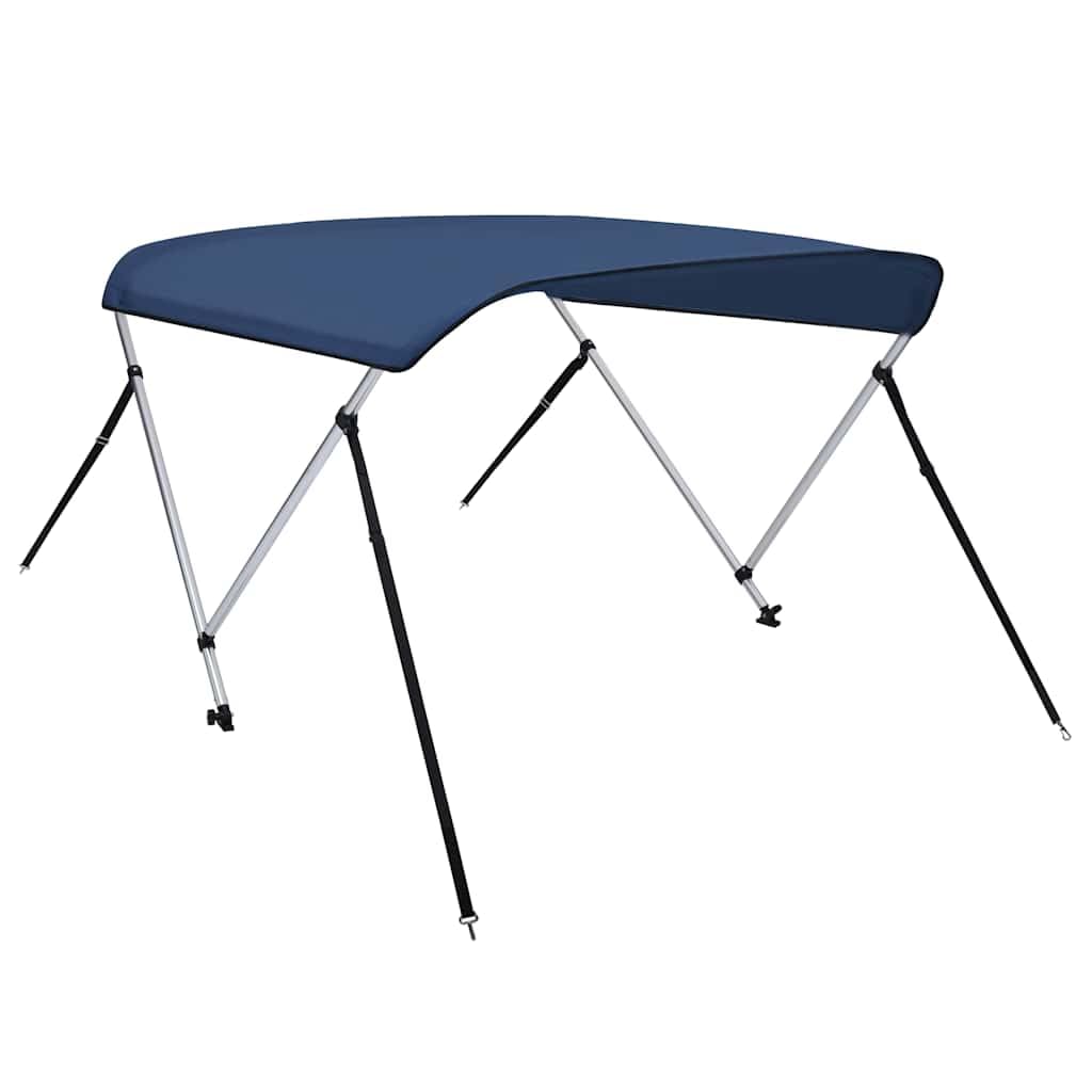 2 fogli Bimini Top blu navy, 180 x 150 x 110 cm, per barche, resistente ai raggi UV e alle intemperie, con telaio in alluminio da 25 mm e custodia protettiva