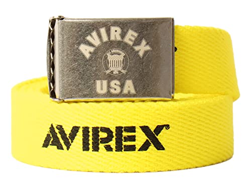 AVIREX アヴィレックス スター フェザー ロゴ バックル ベルト 星 羽 AVIREX 送料無料 ベルト 日本製 メンズ 本革 レザー 本皮 牛革