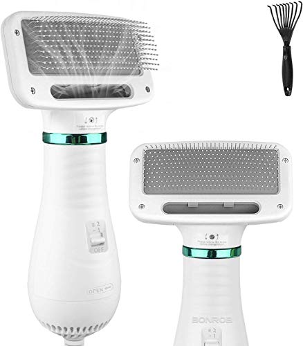 BONROB Pet Hair Dryer, 2 in 1 Portable Home Pet Grooming Hair Dryer