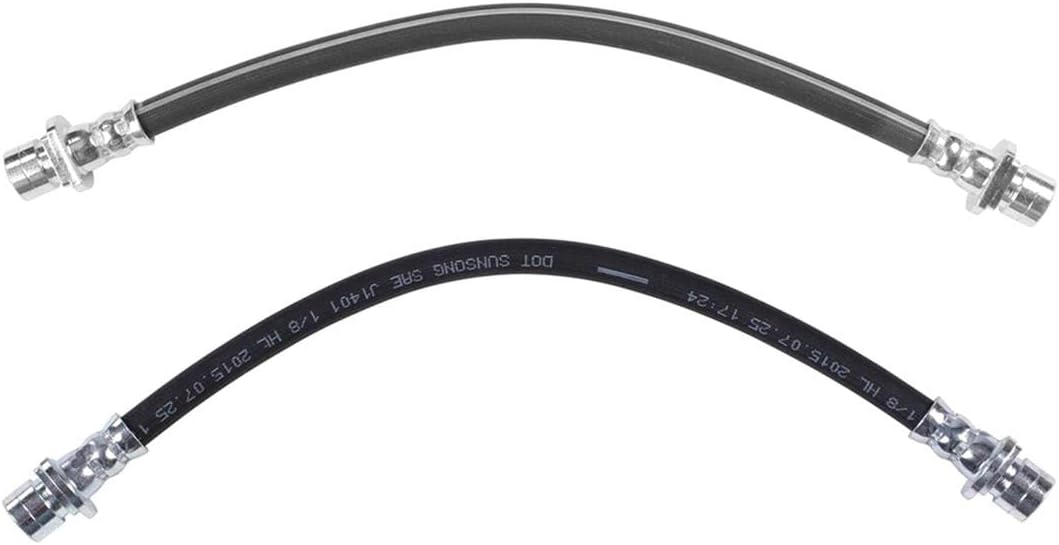 ‎A-Partrix Rear Brake Hose Replacement, 2PC Rear Brake Lines Break Hydraulic Hose Kit fits Fit 2008 2007