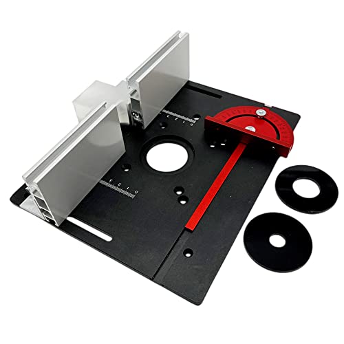 Aluminium Router Table Insert Plate - Woodworking Bench Bakelite Milled ...