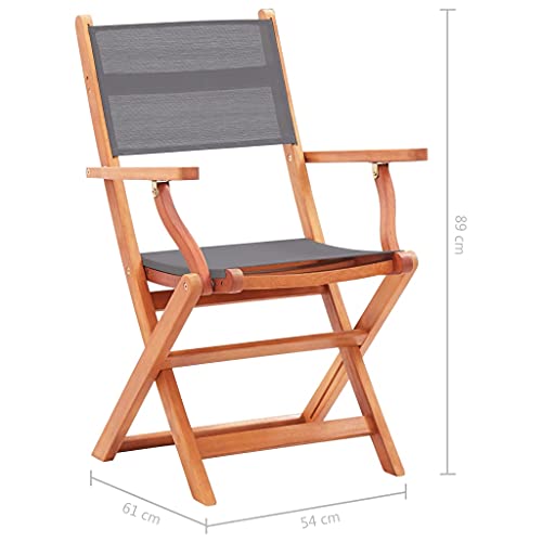 Chaise de jardin pliante en bois d'eucalyptus pour optimiser l'espace