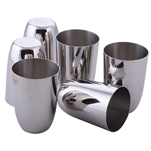 Vinod Passion Glasses 6 Pcs (Stainless Steel)