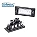 Produktbild Seitronic Led Kennzeichenbeleuchtung 6000K Xenon-Weiß für Ersatz Nummernschilder Lampe Plug & Play 12-SMD Kennzeichen Beleuchtung 12V DC 2 Stück Energieklasse A+