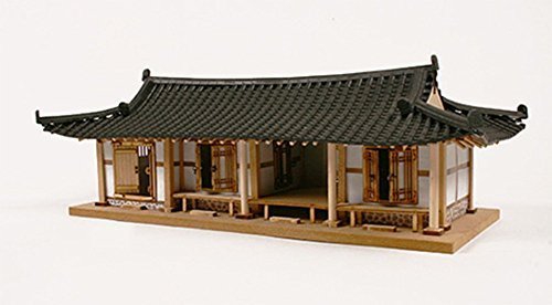 Kit de modèle en bois maison traditionnelle coréenne 1/40 Young Modeler YM505