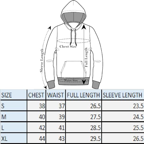 Image of Men's Printed Fleece Hooded Sweatshirt