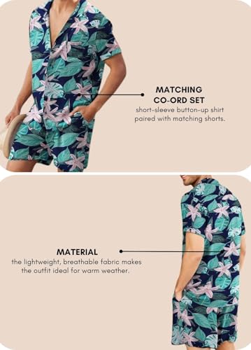 Image of OM SAI Creation Co Ord Set for Men | Night Suit | T-Shirt and Shorts Set for Man | Night Dress | Pyjama Set | Summer Wear | Lounge wear | Beach Outfit