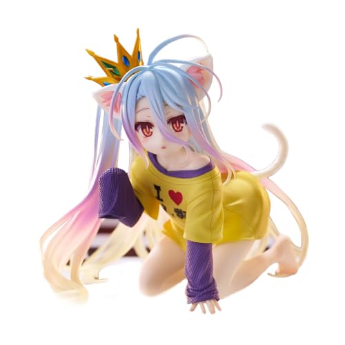 No Game No Life - Desktop Cute Figure - Shiro (Cat Ears T-Shirt ver.)
