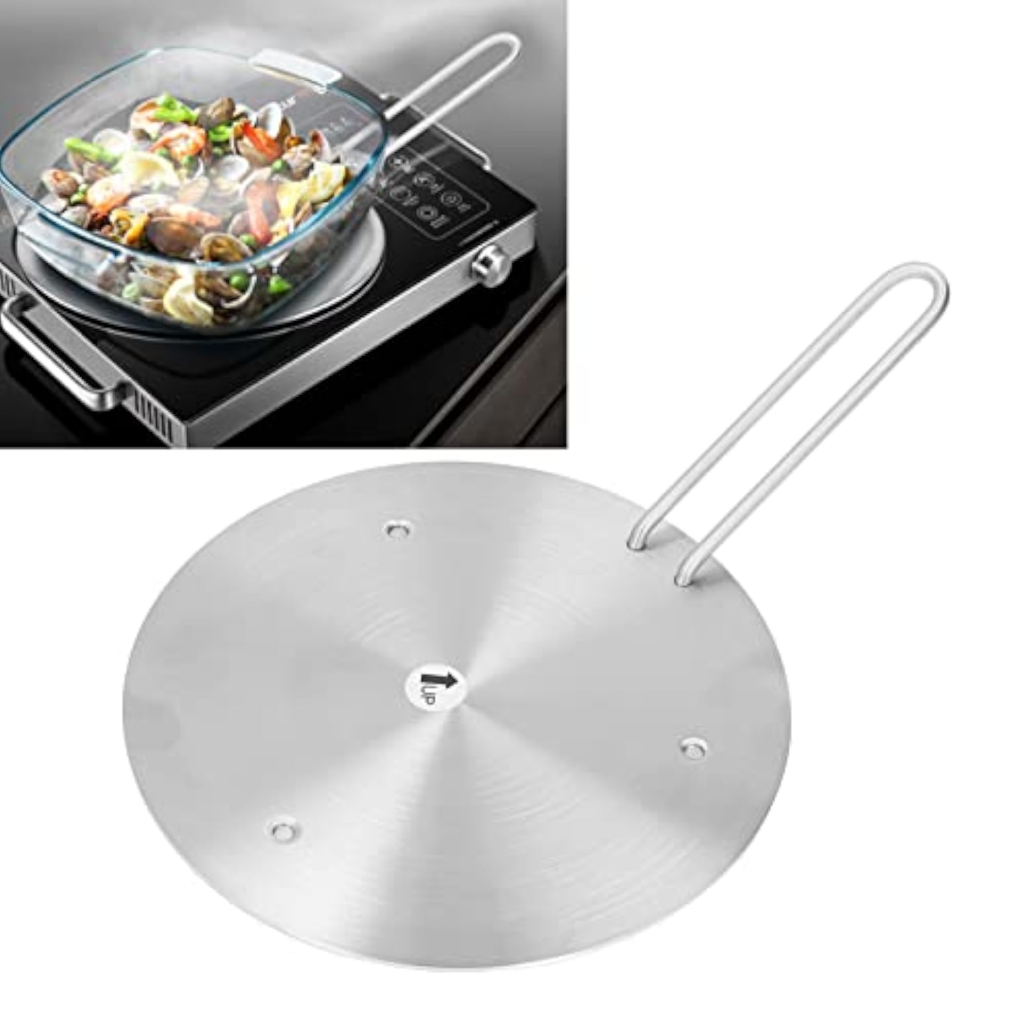 Easy Operation Heat Diffuser Induction Plate with Handle