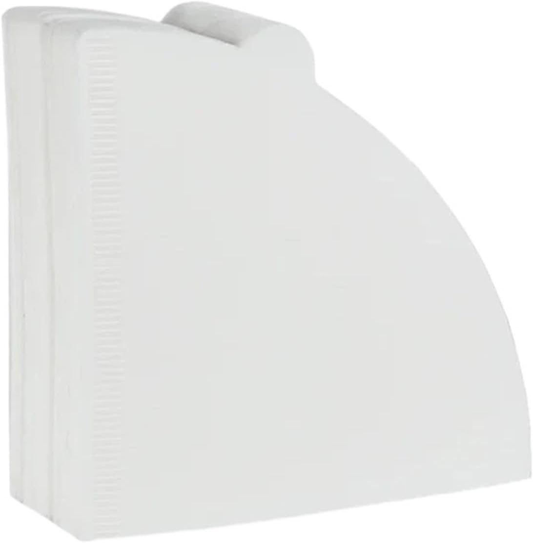 50/100/200Pcs Disposable Natural Cone Coffee Filters Paper for Smooth Clean Brewing(White 50pcs)