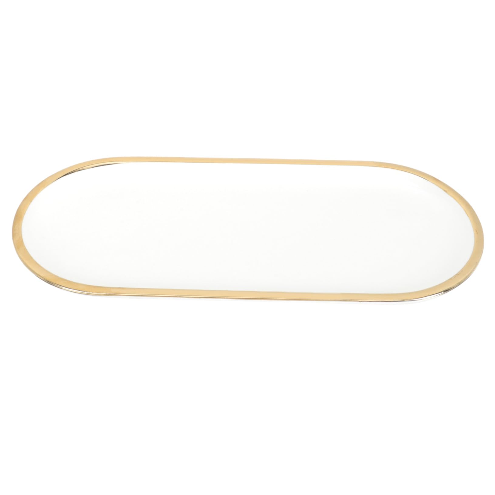 Goldenes Schmucktablett Keramik Schmuckschale Dekorative Ringschale Ohrringschale Schmuckaufbewahrungsteller Keramik Ringhalter Schreibtischdekoration