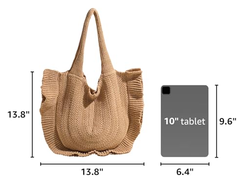 Bolso de Playa de Crochet para Mujer miniatura 3