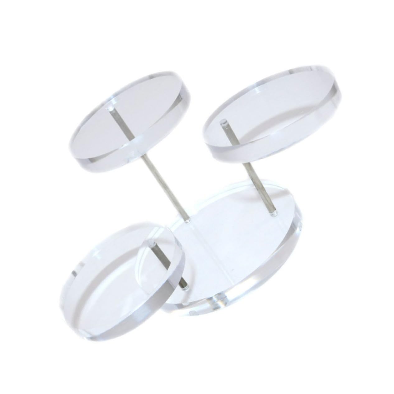 FRCOLOR Acrylic Ring Display Stand Transparent Rotating Jewelry Organizer for Optimal Viewing Sleek Design Easy to Clean Ring Collector and Display Rack for Rings