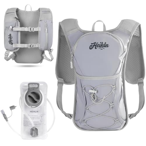 Hydration Backpack,Lightweight Water Backpack with 2L Water Bladder Running Hydration Vest Backpack for Hiking Running Cycling Hiking