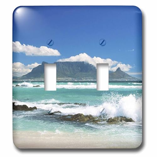 3dRose Florene Worlds Exotic Spots - Beach double toggle switch