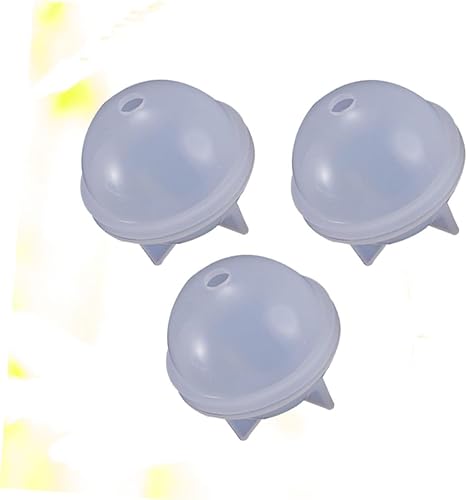 Miniatura 9 de COHEALI 2 piezas de moldes de silicona para velas de cristal, moldes de caramelo de resina esfera, moldes de chocolate, moldes colgantes de