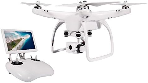 UPair One GPS RC Drone with 2.7K Live Video HD Camera and 7 inch FPV Screen Quadcopter with Altitude Hold, Headless Mode and One Key Return Home