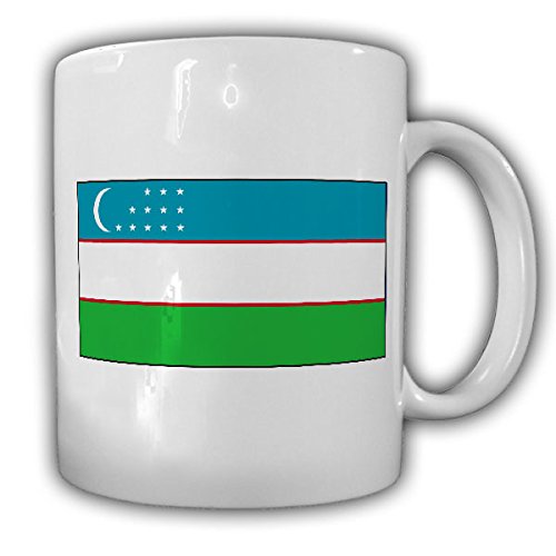 Tasse l'Ouzbékistan drapeau Mug # 13968