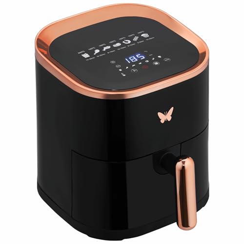 Butterfly Magnum Digital Air Fryer 4.5L, 1200W | 360° High Speed Air Circulation Technology | Low Fat Cooking | 7 Preset Menu, Removable Non Stick Coating Basket | Digital Touch Display Panel | Black (B0DDY5QXX2) Amazon Price History, Amazon Price Tracker