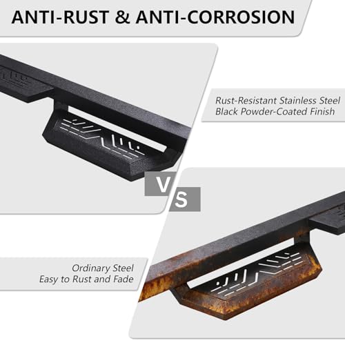 Estribos 6.5 pulg para Jeep Wrangler JK 2008-2018 4 puertas miniatura 3