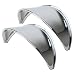 Empi 6450 Vw Bug Buggy Smooth Chrome Headlight Eyebrows