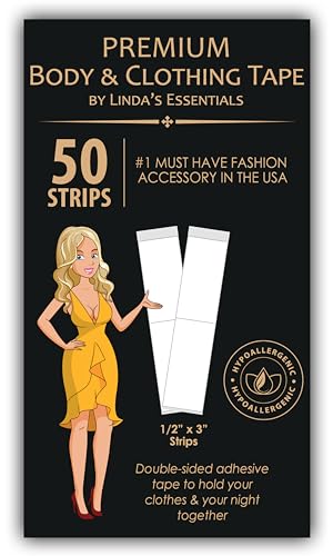 10 Strips Double Sided Body Tape For Fashion, Double Sided Adhesive