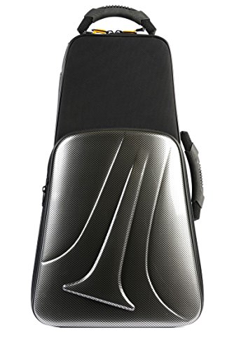Bam New Trekking Single Trumpet Case - Silver Carbon - TREK3023SSC