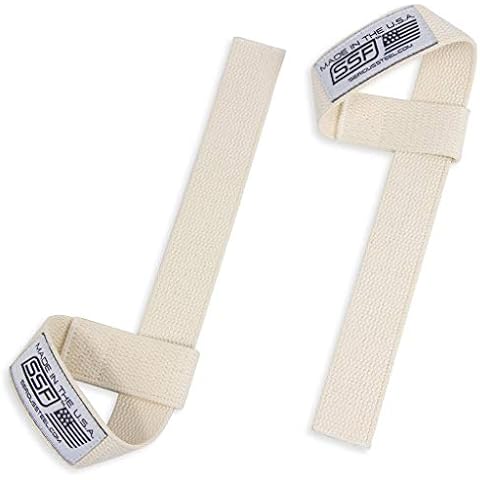 Serious Steel Fitness Heavy-Duty Lifting Straps White Cover