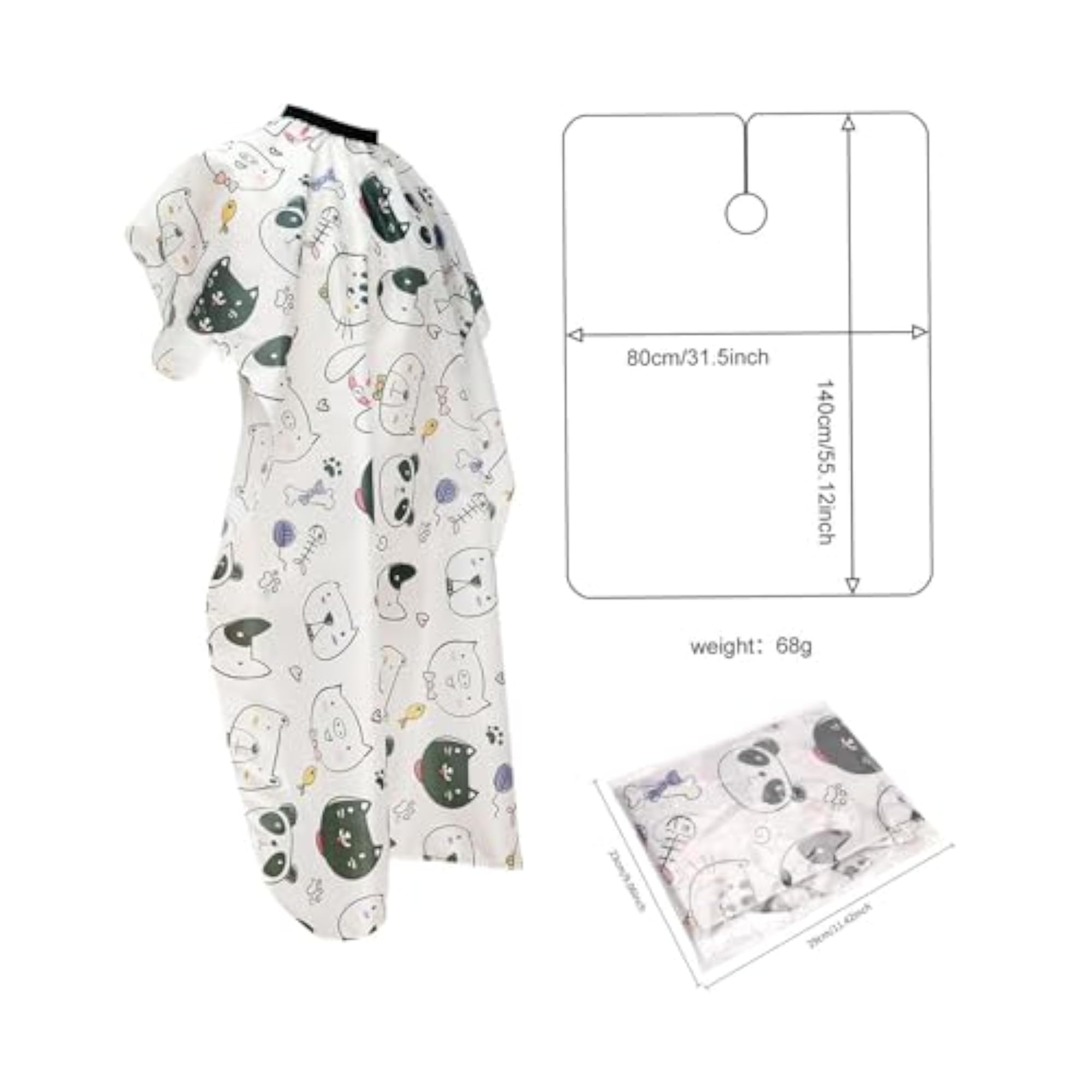 Kids Haircut Cape Adjustable Hair Cut Apron