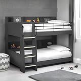 Julian Bowen Domino Bunk Bed, Anthracite