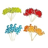 Atemberaubender Kuchendeckel im niedlichen und attraktiven Dinosaurierform-Design.